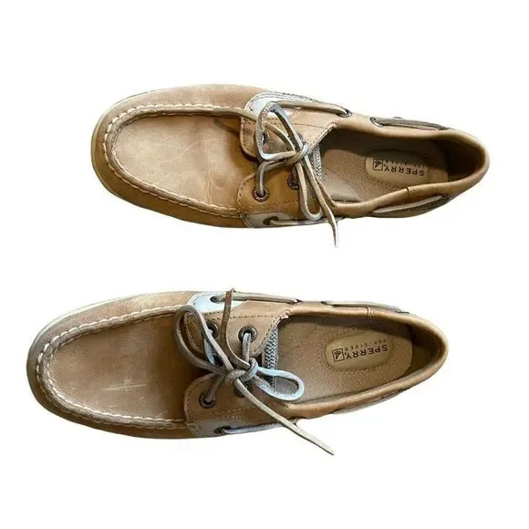 NWOT Sperry Boat Shoes Size 6.5 Tan - Picture 3 of 7